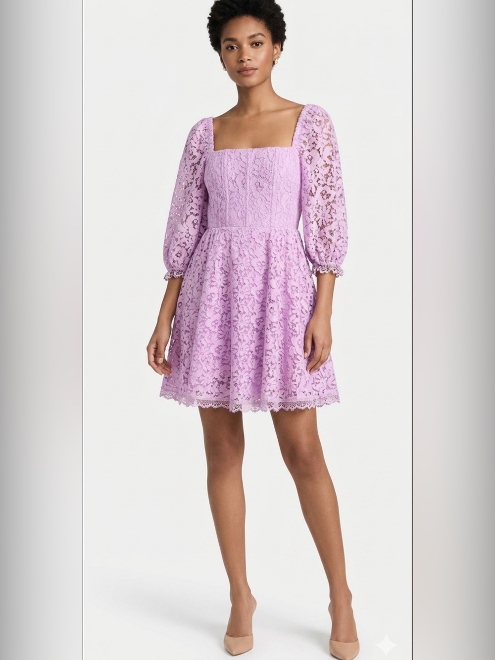 SAYLOR Lilac Mini Dress Size M